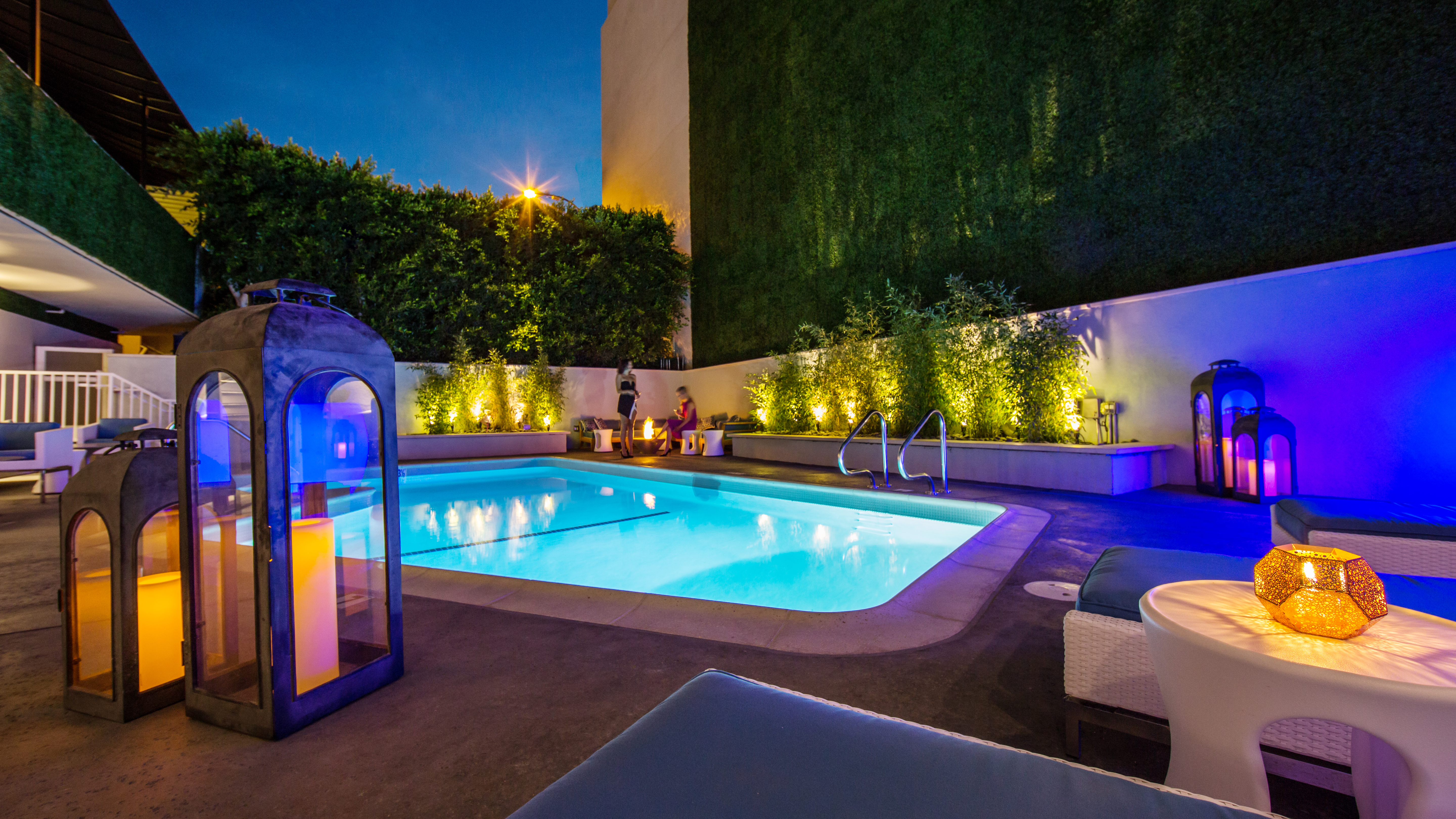 Pool & Deck at The Mosaic Hotel Beverly Hills