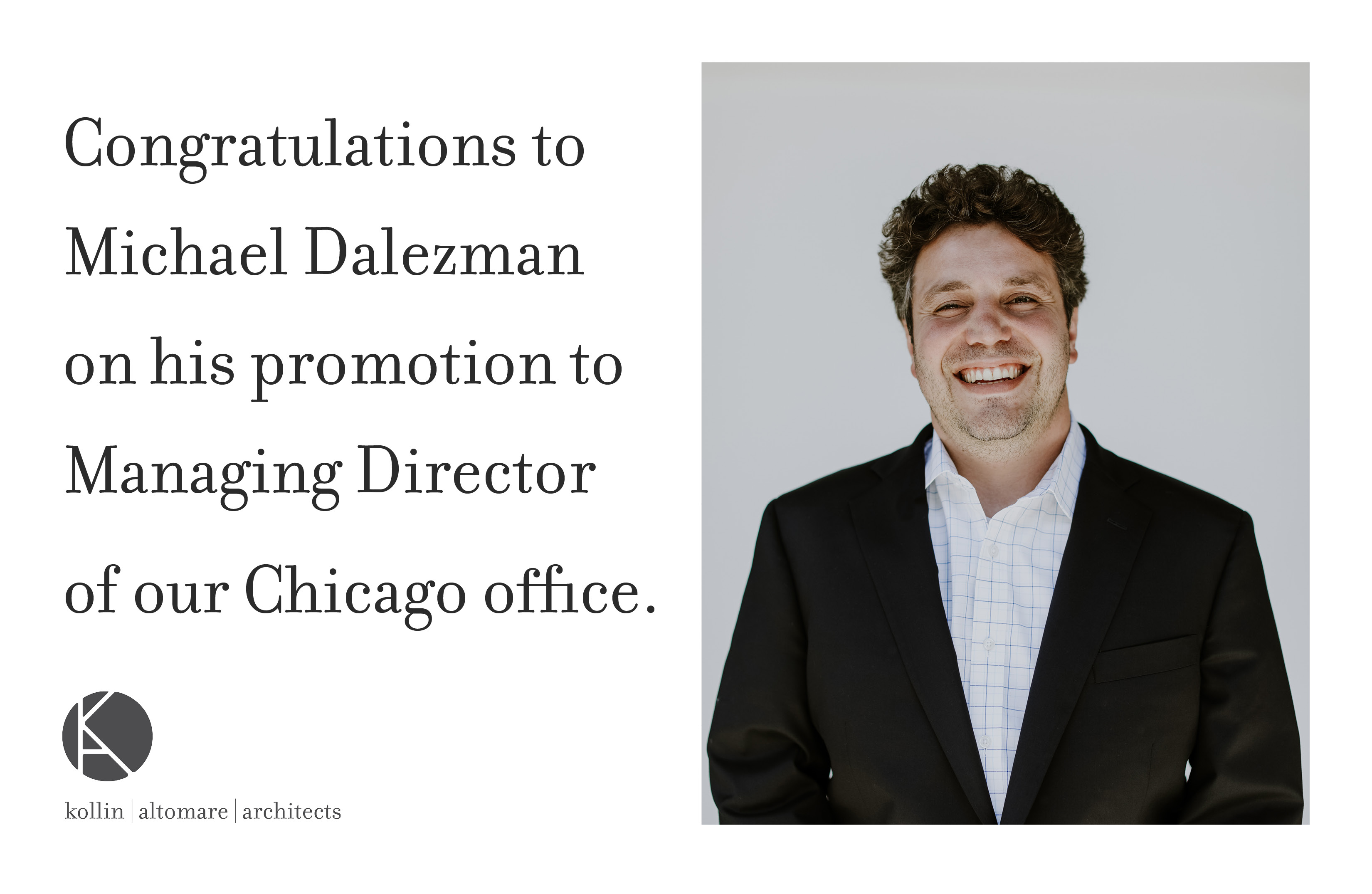 Michael Dalezman Promoted to Managing Director