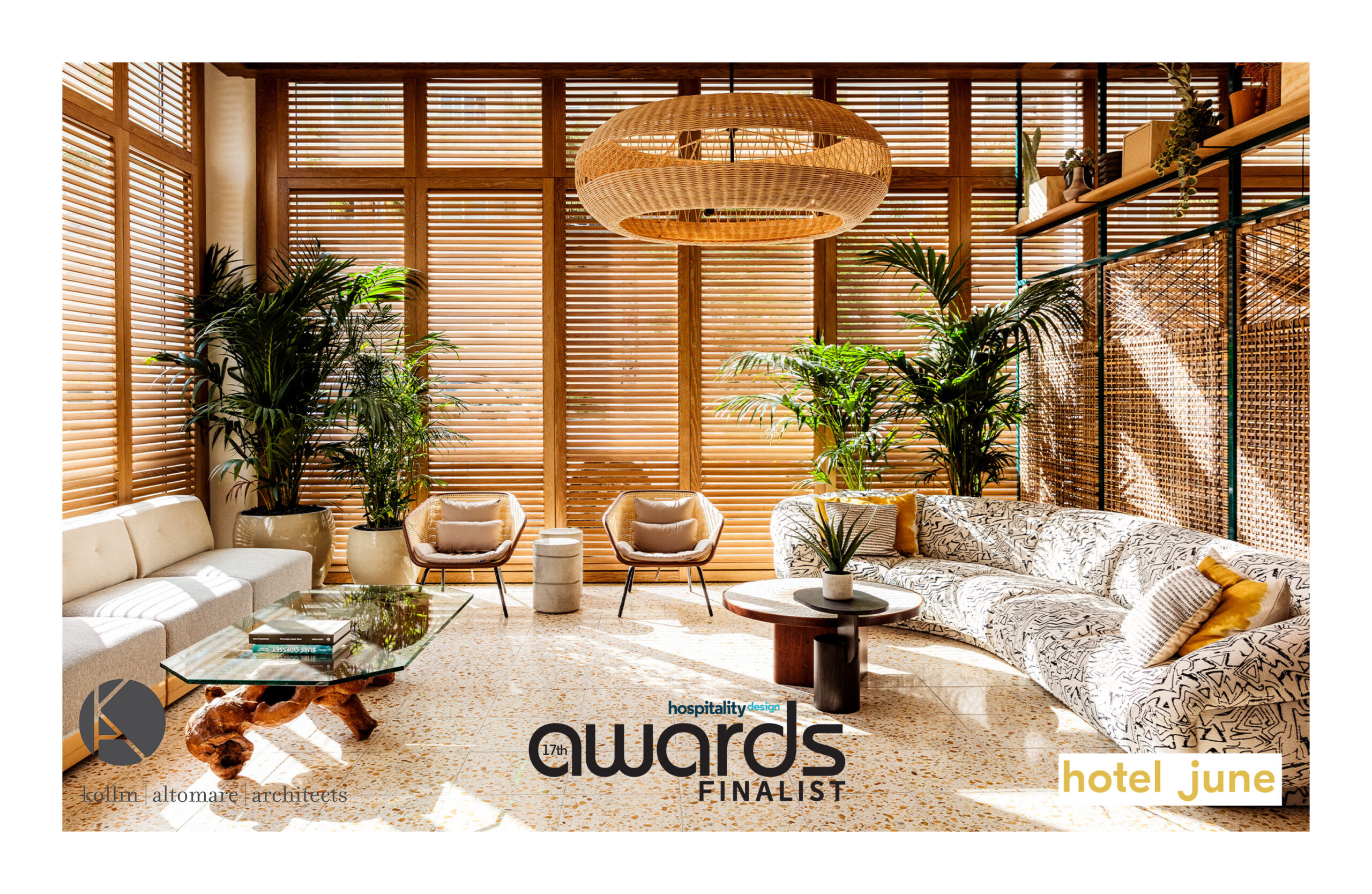 Hotel June, Hospitality Design Award Finalist